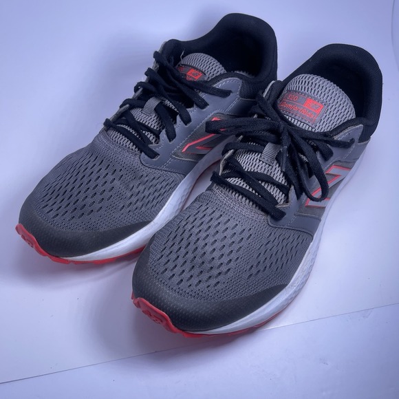 New Balance 520‎ Comfort Ride Gray Black Red Running Shoes M520LM5 Men Size 11 main image 10